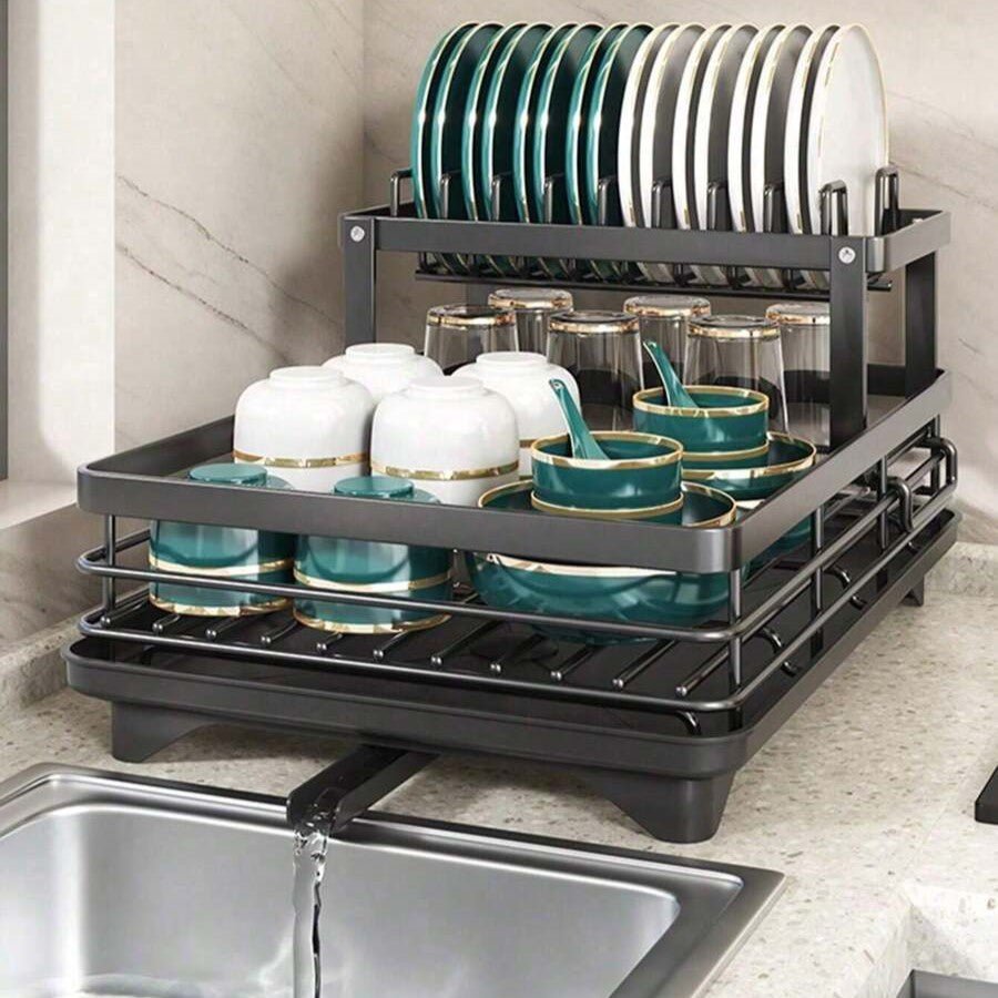Rangement Vaisselle - DryRack™ - Noir - House Tools Store