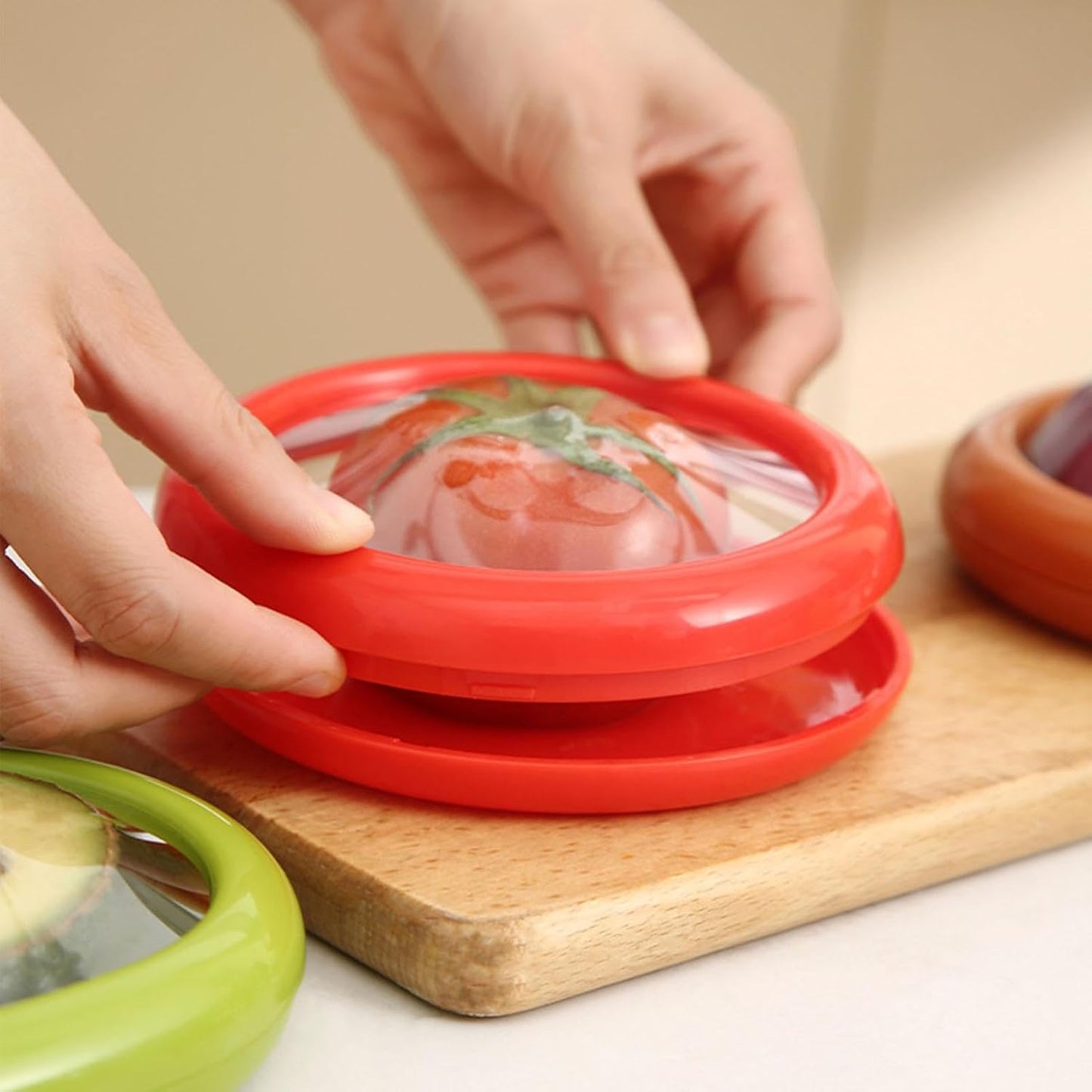 La Boîte de Conservation Alimentaire - SnapWrap™ - Tomate - House Tools Store