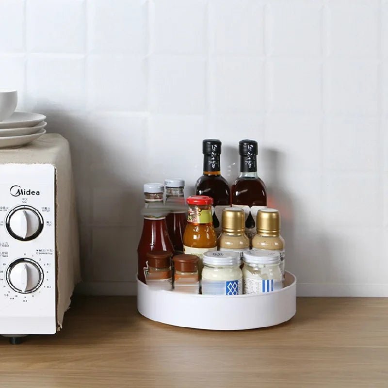 Plateau rond - RotatingCabinetOrganizer™ - Blanc - House Tools Store