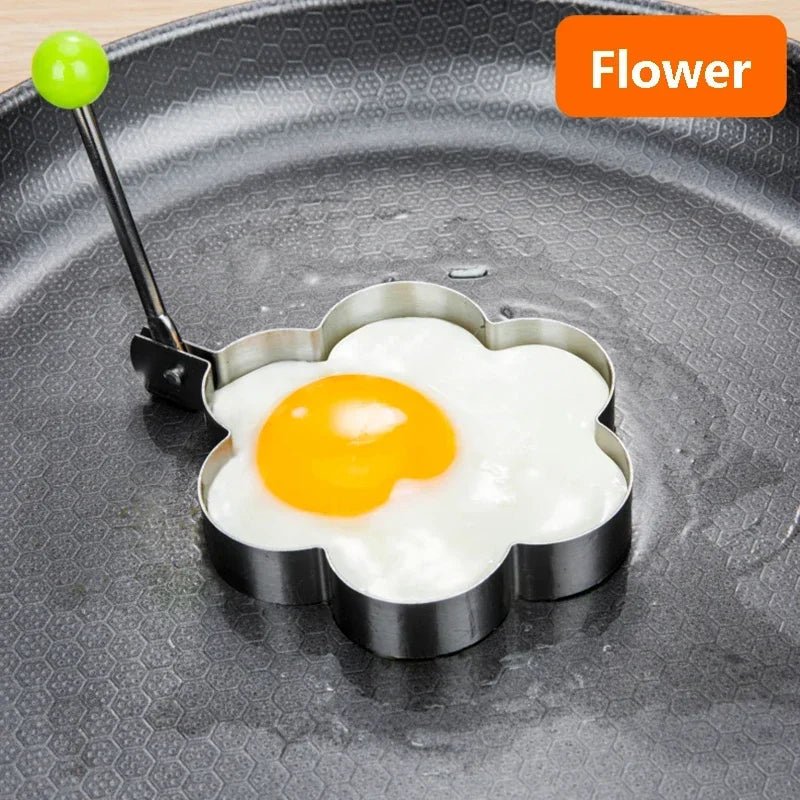 Moule à Omelette en acier inoxydable, ustensile de cuisine, forme de crêpes, œufs frits, 5 modèles - House Tools Store