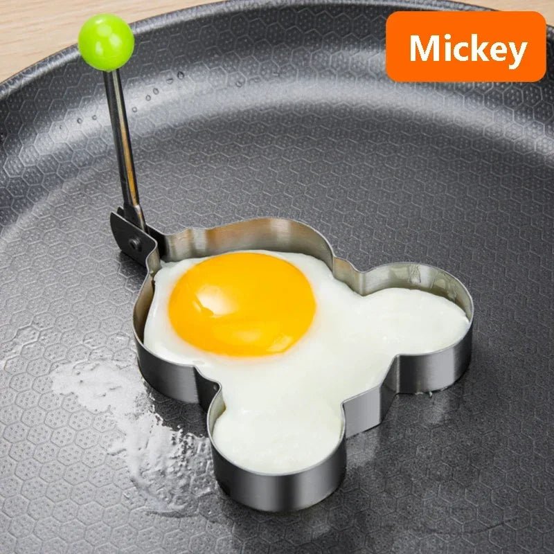 Moule à Omelette en acier inoxydable, ustensile de cuisine, forme de crêpes, œufs frits, 5 modèles - House Tools Store