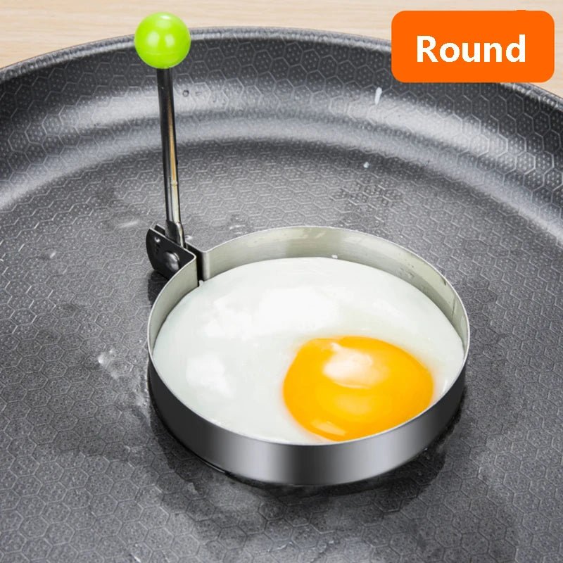 Moule à Omelette en acier inoxydable, ustensile de cuisine, forme de crêpes, œufs frits, 5 modèles - House Tools Store