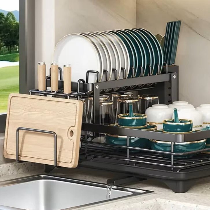 Rangement Vaisselle - DryRack™ - Noir - House Tools Store