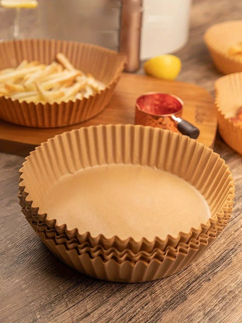 Friteuse à air doublée de papier antiadhésif, four à micro - ondes, facile à nettoyer et à séparer, cuisson plus saine, 50 paquets - House Tools Store