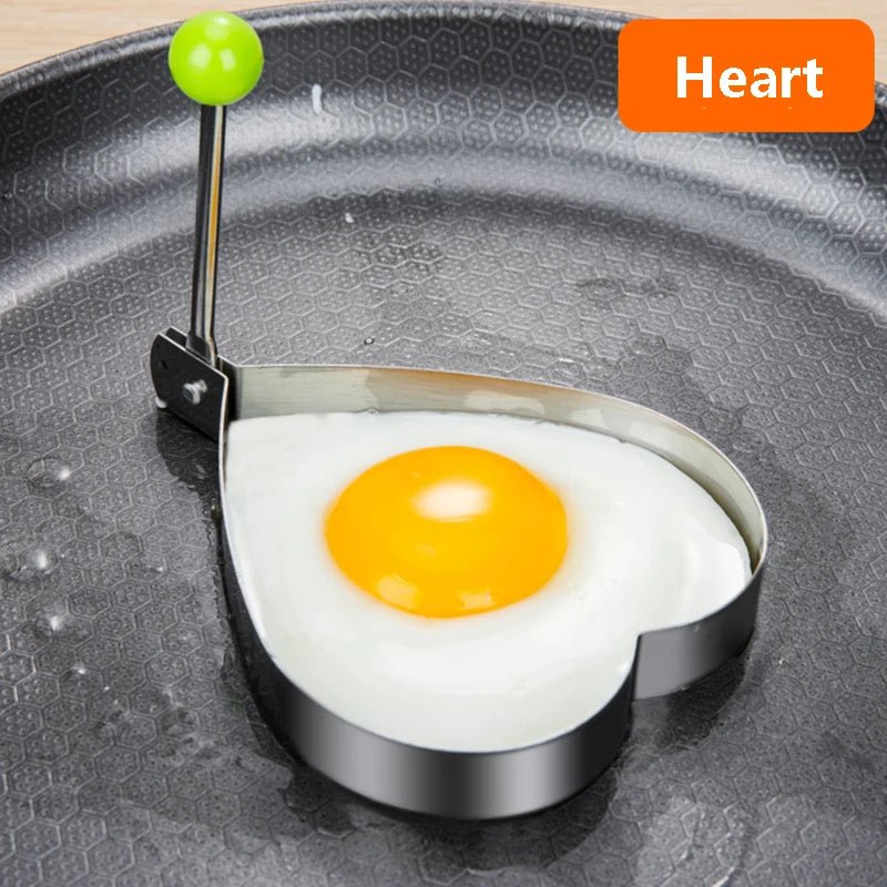 Moule à Omelette en acier inoxydable, ustensile de cuisine, forme de crêpes, œufs frits, 5 modèles - House Tools Store
