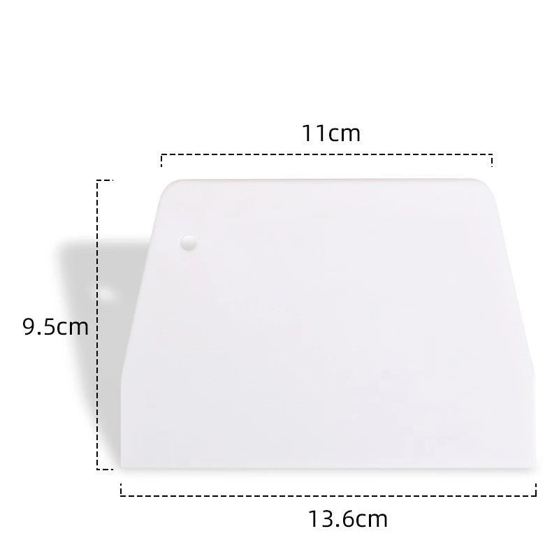 Spatule à pâte en acier inoxydable avec échelle de mesure, grattoir à gâteau polyvalent, couteau en plastique, ustensiles de cuisine - House Tools Store