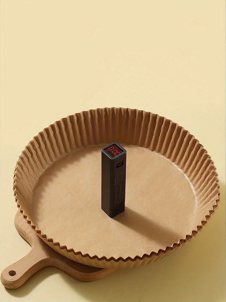 Friteuse à air doublée de papier antiadhésif, four à micro - ondes, facile à nettoyer et à séparer, cuisson plus saine, 50 paquets - House Tools Store