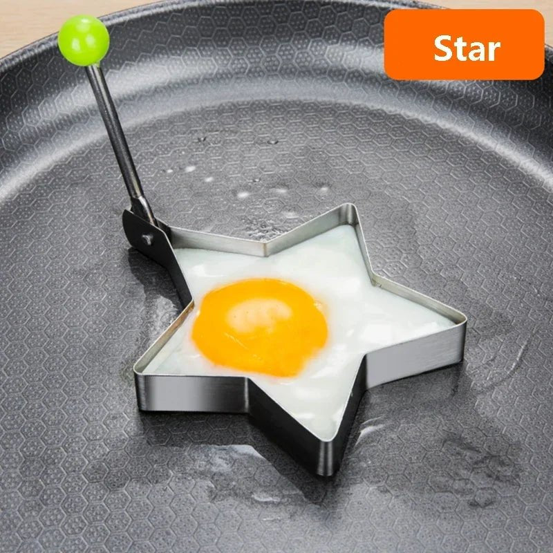 Moule à Omelette en acier inoxydable, ustensile de cuisine, forme de crêpes, œufs frits, 5 modèles - House Tools Store