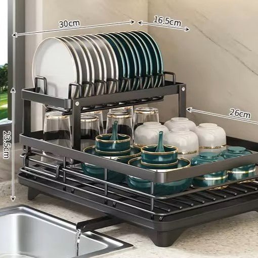 Rangement Vaisselle - DryRack™ - Noir - House Tools Store