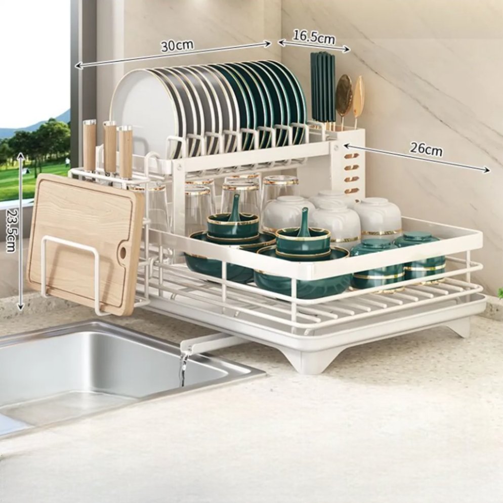 Rangement Vaisselle - DryRack™ - Blanc - House Tools Store